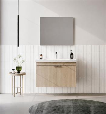 Orka Desna 90 cm, Budva, Banyo Dolabı Takımı, (Düz Ayna), 5008551