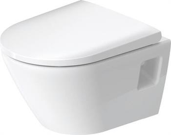 Duravit D-Neo Rimless Kanalsız Asma Klozet, Kısa (Yavaş Kapanır Kapak Dahil) 2587390075