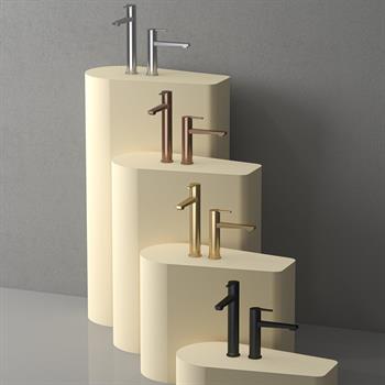 Teska Lavabo Bataryası, Liva Leo S, Altın, E5417