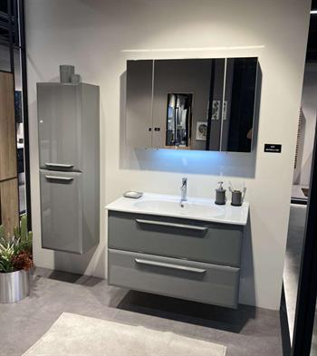 Orka Nuvola 100 cm Kaşmir Banyo Dolabı Takımı