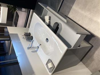 Orka Nuvola 100 cm Kaşmir Banyo Dolabı Takımı