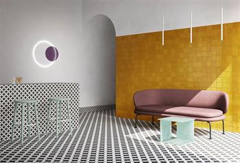 Vitra 15X15 Karo Retromix Siyah Beyaz Daire Negatif Small (0,25 M2 Fiyatı) K94855100001VTE0