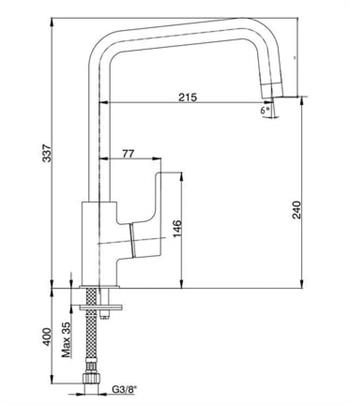 ECA Luna Mutfak Eviye Bataryası Krom, 102118150