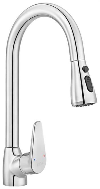 ECA Spylos Spiralli Mutfak Eviye Bataryası Krom, 102118142