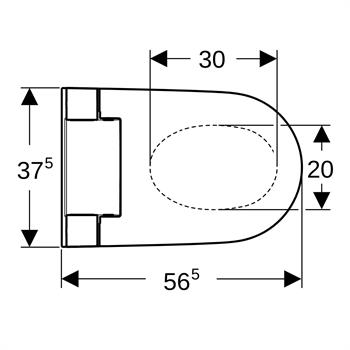 Geberit AquaClean Alba Akıllı Klozet, Beyaz, 146.350.01.1