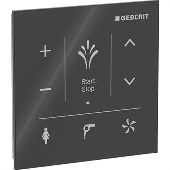 Geberit AquaClean Duvar Tipi Kumanda Paneli Siyah Cam, 147.038.SJ.1