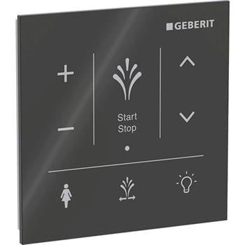 Geberit AquaClean Sela Duvar Tipi Kumanda Paneli Siyah Cam, 147.041.SJ.1