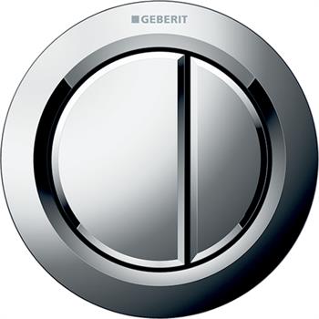 Geberit Çift Kademeli Kumanda Paneli Tip 01 Pnömatik Krom,116.050.21.1