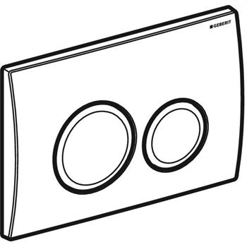 Geberit Delta 20 Kumanda Paneli Çift Basmalı Krom, 980.110.21.1