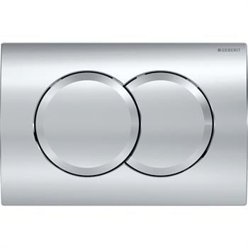 Geberit Delta01 Kumanda Paneli Çift Basmalı Krom, 115.107.21.1