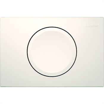 Geberit Delta15 Deşarj Durdurmalı Kumanda Paneli Beyaz, 242.220.11.5