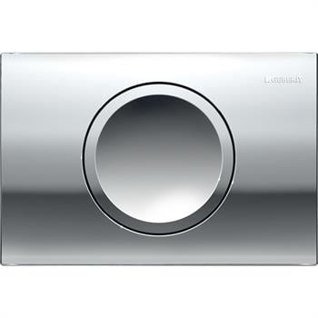 Geberit Delta15 Kumanda Paneli Deşarj Durdurmalı, Parlak Krom, 115.120.21.5