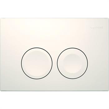 Geberit Delta25 Kumanda Paneli Çift Basmalı, Beyaz, 115.125.11.5