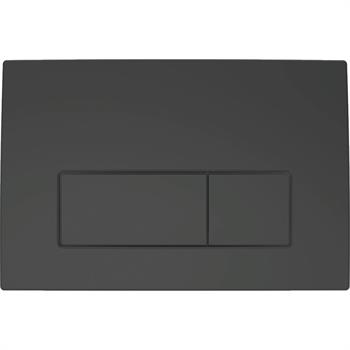 Geberit Delta50 Kumanda Paneli Çift Basmalı, Mat Siyah, 115.119.14.1