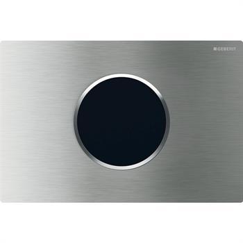 Geberit Deşarj Tetiklemeli Klozet İçin Sigma 10 Fotoselli Kumanda Paneli Fırçalı Krom, 242.792.SN.1