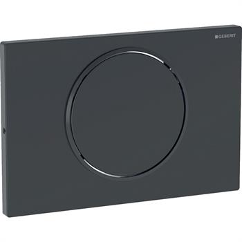 Geberit Elektronik Deşarj Tetiklemeli Klozet İçin Sigma 10 Kumanda Paneli Siyah, 242.842.16.1