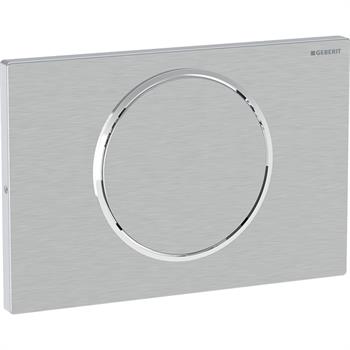 Geberit Elektronik Deşarj Tetiklemeli Klozet İçin Sigma 10 Kumanda Paneli Fırçalı Krom, 242.842.SN.1