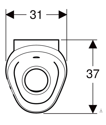 Geberit Fotoselli Pisuvar Preda (Elektrikli) 116.072.00.1