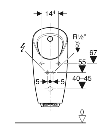 Geberit Fotoselli Pisuvar Preda (Elektrikli) 116.072.00.1