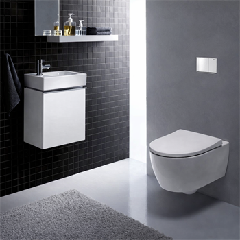 Geberit iCon Alçak Tip Asma Klozet Seti 53 cm Beyaz, 501.659.00.1