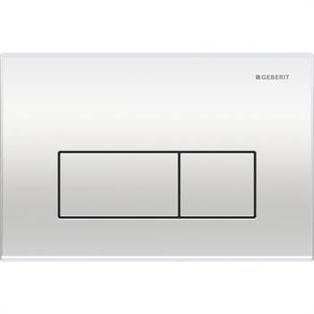 Geberit Kappa50 Kumanda Paneli Çift Basmalı Mat Krom, 115.260.46.1