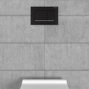 Geberit Kumanda Kapağı Sigma 30 Mat Siyah, 115.883.14.1