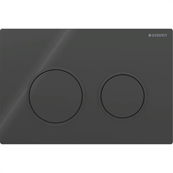 Geberit Omega 20 Kumanda Paneli Çift Basmalı Siyah, 980.003.DW.1