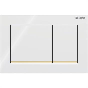 Geberit Omega 20 Kumanda Paneli Çift Basmalı Beyaz, 980.001.KK.1