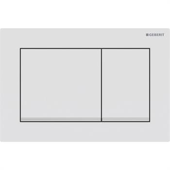 Geberit Omega 20 Kumanda Paneli Çift Basmalı Mat Beyaz, 980.001.JT.1