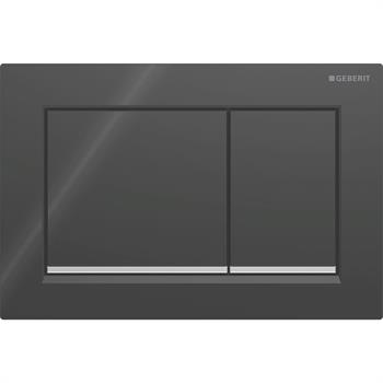 Geberit Omega 20 Kumanda Paneli Çift Basmalı Siyah, 980.001.KM.1