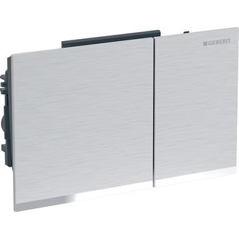 Geberit Omega 60 Çift Kademeli Kumanda Paneli Fırçalı Krom, 243.118.GH.1