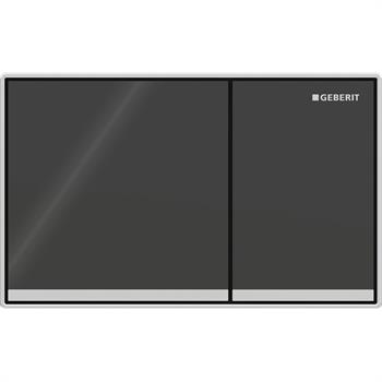 Geberit Omega 60 Kumanda Paneli Çift Basmalı Siyah, 980.002.SJ.1