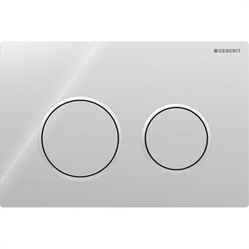 Geberit Omega20 Kumanda Paneli Çift Basmalı, Parlak Krom, 115.085.KH.1