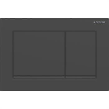 Geberit Omega20 Kumanda Paneli Çift Basmalı (eski Omega30) Mat Siyah, 115.080.16.1