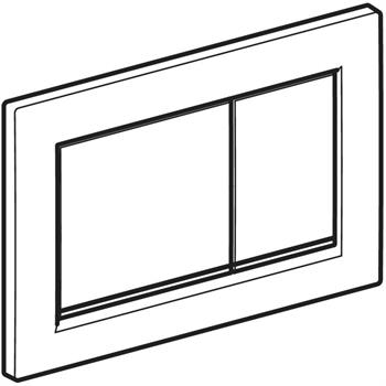 Geberit Omega20 Kumanda Paneli (eski Omega30) Parlak Krom, 115.080.KH.1
