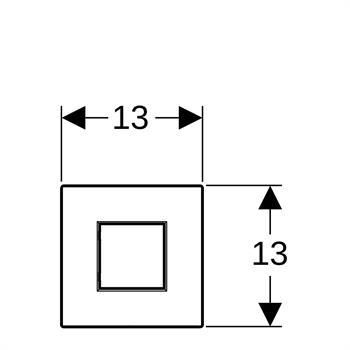 Geberit Pisuvar İçin Elektronik Tip 01 Kumanda Paneli Beyaz, 116.094.11.1