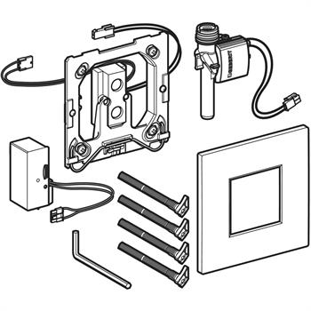 Geberit Pisuvar İçin Elektronik Tip 01 Kumanda Paneli Siyah, 116.093.DW.1
