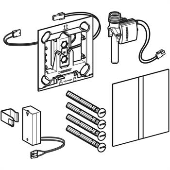 Geberit Pisuvar İçin Fotoselli Tip 40 Kumanda Paneli Kum Grisi, 116.237.JL.1