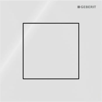 Geberit Pisuvar İçin Pnömatik Deşarj Tetiklemeli Tip 40 Kumanda Paneli Beyaz, 116.217.SI.1