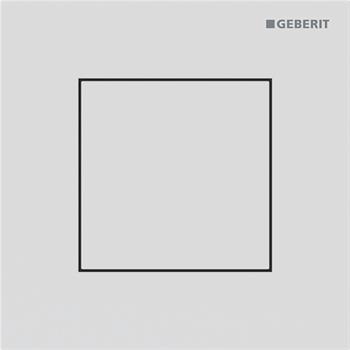 Geberit Pisuvar İçin Pnömatik Deşarj Tetiklemeli Tip 40 Kumanda Paneli Beyaz, 116.217.JT.1