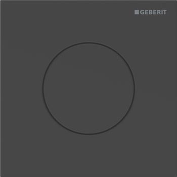 Geberit Pnömatik Deşarj Tetiklemeli Pisuvar İçin Tip 40 Kumanda Paneli Mat Siyah, 246.118.14.1