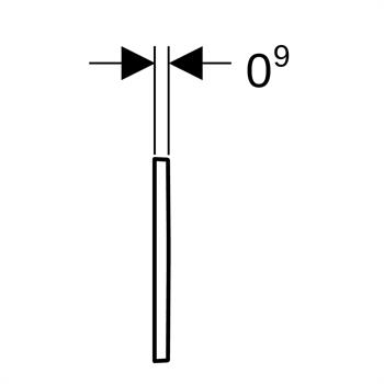 Geberit Pnömatik Deşarj Tetiklemeli Pisuvar İçin Tip 20 Kumanda Paneli Beyaz, 243.270.KL.1