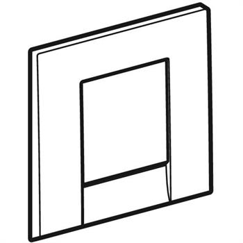 Geberit Pnömatik Deşarj Tetiklemeli Pisuvar İçin Bolero Kumanda Paneli Beyaz, 241.912.11.1