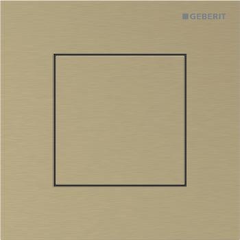 Geberit Pnömatik Deşarj Tetiklemeli Pisuvar İçin Tip 40 Kumanda Paneli Fırçalı Fırçalı Pirinç, 246.123.QF.1