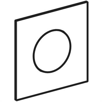 Geberit Pnömatik Deşarj Tetiklemeli Pisuvar İçin Tip 40 Kumanda Paneli Mat Siyah, 246.122.14.1