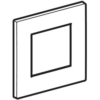 Geberit Pnömatik Deşarj Tetiklemeli Pisuvar İçin Tip 01 Kumanda Paneli Beyaz, 246.140.11.1