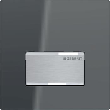 Geberit Pnömatik Deşarj Tetiklemeli Pisuvar İçin Tip 50 Kumanda Paneli 13x13x1.2 cm Antrasit, 242.764.JK.1