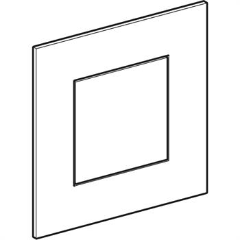 Geberit Pnömatik Deşarj Tetiklemeli Pisuvar İçin Tip 40 Kumanda Paneli Fırçalı Pirinç, 246.119.QF.1