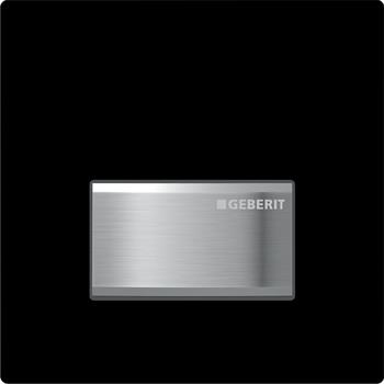 Geberit Pnömatik Deşarj Tetiklemeli Pisuvar İçin Tip 50 Kumanda Paneli 13x13x1.2 cm Siyah, 242.764.DW.1