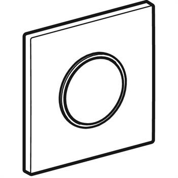 Geberit Pnömatik Deşarj Tetiklemeli Pisuvar İçin Tip 10 Kumanda Paneli Siyah, 241.915.KM.1